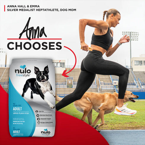 Nulo FreeStyle Grain Free Dry Dog Food -  Salmon & Peas - 4.5lb Bag